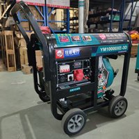Generador de Bastidor Abierto de 9KW de Ahorro de Energía, Refrigerado por Aire, 50/60Hz, 3000rpm, Monofásico, para Hogar y Exteriores