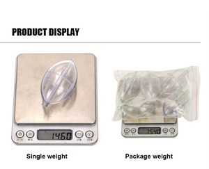 Flotador de Pesca de Carpa, ABS Transparente, Alta Calidad, 6.4cm*4cm, Flotador de <span class=keywords><strong>Burbuja</strong></span>, Pesca con Mosca, Lanzamiento Giratorio, Flotador Ovalado para Río - Product Image 2