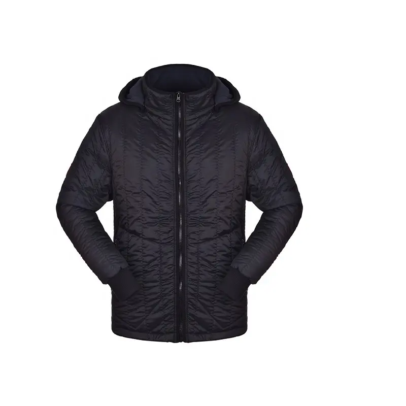 Wholesale Custom Waterproof Winter Warm Brand Black Polyester Cotton Goose Feather Puffer Mens Coat Down Jacket