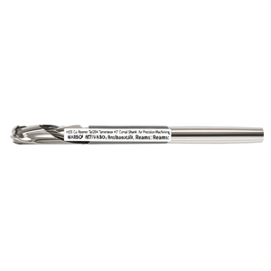 รีมเมอร์ HSS Co รุ่น TA1204 ความคลาดเคลื่อน H7 ก้านทรงกรวย สำหรับงานกลึงความแม่นยำสูง - Product Image 2