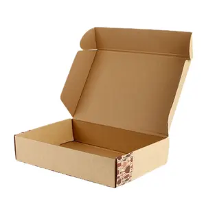 Manufacturer Custom Recyclable Eco E Flute Corrugated Cardboard Paper Large Packaging Shipping Mailer Box