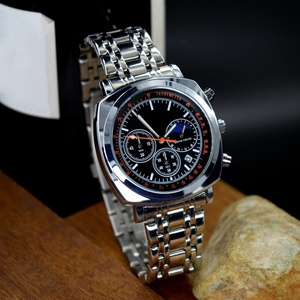 Montres de créateur personnalisées pour hommes, montre haut de gamme en acier, montre multifonctionnelle pour hommes, étanche, chronographe lumineux - Product Image 2