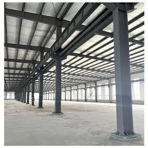 Kundenspezifisches vorgefertigtes vorfabriziertes stahlkonstruktionsgebäude Warenlager/Werkstatt für industriellen Bau