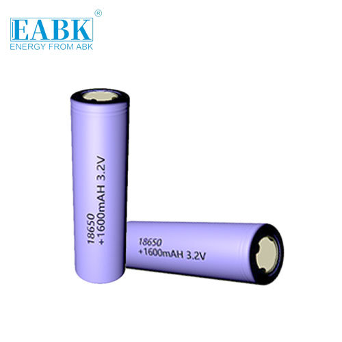 High Discharge Rate EBAK IFR18650 1600mAh Lithium Battery 18650 1600mAh 3.2V Cells for UAV Cylindrical Lithium Ion Batteries