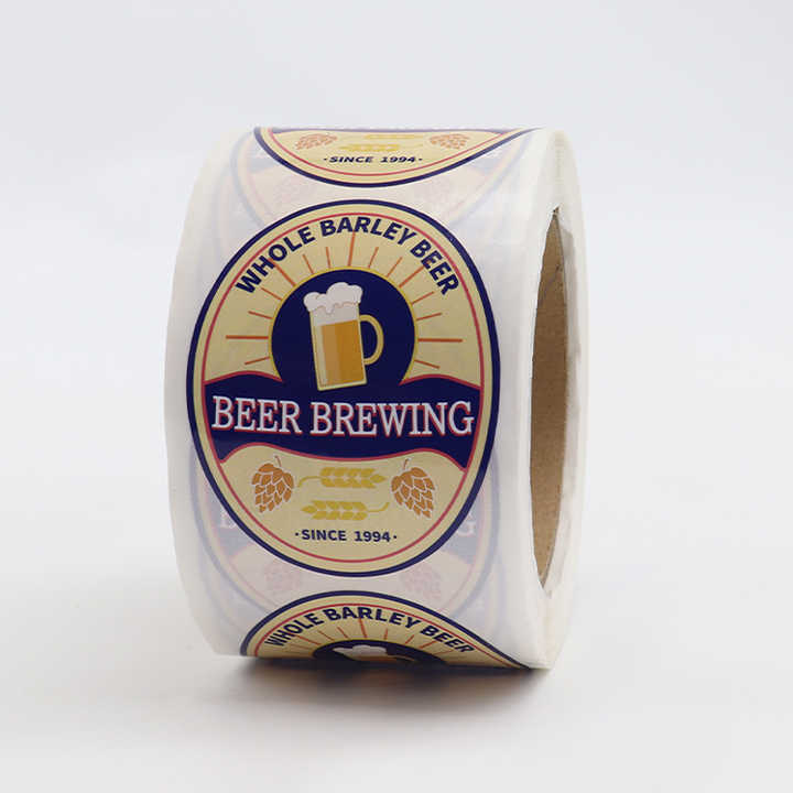 Food Product Label Package Vinyl Die-Cut Waterproof Eco-Friendly Customized