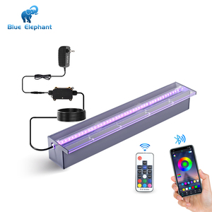 Cascada Decorativa RGB de 1200 mm para Piscina, Fuente de Agua de Plástico para Exteriores con <span class=keywords><strong>Precio</strong></span> Popular - Product Image 1