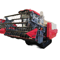 Offre Spéciale chinoise 4LZ-6.0 moissonneuse-batteuse à chenilles à alimentation complète moissonneuse-batteuse de riz de paddy agricole moissonneuse-batteuse