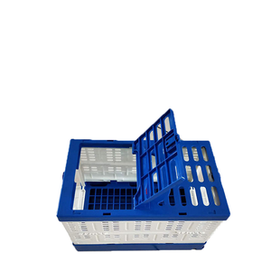Vendita calda grande cassa di plastica pieghevole per il trasporto di pollo direttamente dalla fabbrica modello solido chiusura a bottone per l'applicazione degli uccelli - Product Image 3
