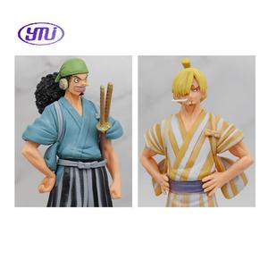 4 Styles 17CM Anime Figure 1 PIECE Luffy Sanji Zoro Usopp Wano Country Kimono Toys Cartoon <span class=keywords><strong>Manga</strong></span> Figurine Cadeau - Product Image 2