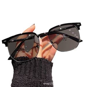 Lunettes de soleil Nikos Ct pour hommes, demi-cadre en plastique et métal, verres PC, protection anti-radiation, protection contre la lumière bleue, protection UV 100% - Product Image 2