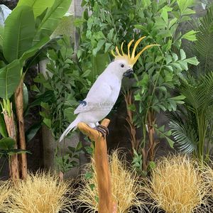Super Vivid Animatronic Animal Modelo Animatronic Pájaros Cacatúa Blanca - Product Image 6