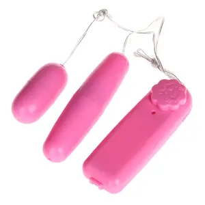 Regalo gratuito a buon mercato G-spot Sex Jump Eggs Double Bullet Vibrating Eggs vibratore per le donne Vagina