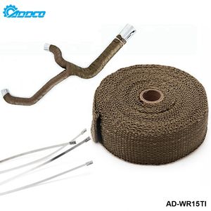 ADDCO EPMAN التيتانيوم 2 "X10 متر التفاف الحرارة مشعب العادم و 4 كابل tiesالعادم الحماية الحرارية - Product Image 2