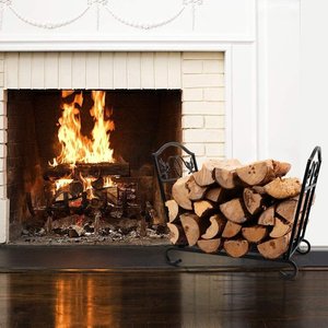 Support de <span class=keywords><strong>bois</strong></span> de chauffage robuste porte-<span class=keywords><strong>bois</strong></span> <span class=keywords><strong>panier</strong></span> en métal fer forgé intérieur poêle à <span class=keywords><strong>bois</strong></span> empilable métal <span class=keywords><strong>bois</strong></span> stockage porte-bûches support - Product Image 6
