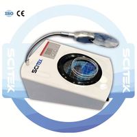 Compteur de colonies bactériennes semi-automatique SCITEK 0~999 avec grossissement 3x/9x, diamètre de plaque 115 mm, OEM disponible pour laboratoire