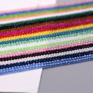 Cuentas pequeñas de piedra Natural, espinelas de cuentas facetadas, 2mm, 195 unidades, espaciador suelto para fabricación de joyas, pulsera y collar DIY - Product Image 2