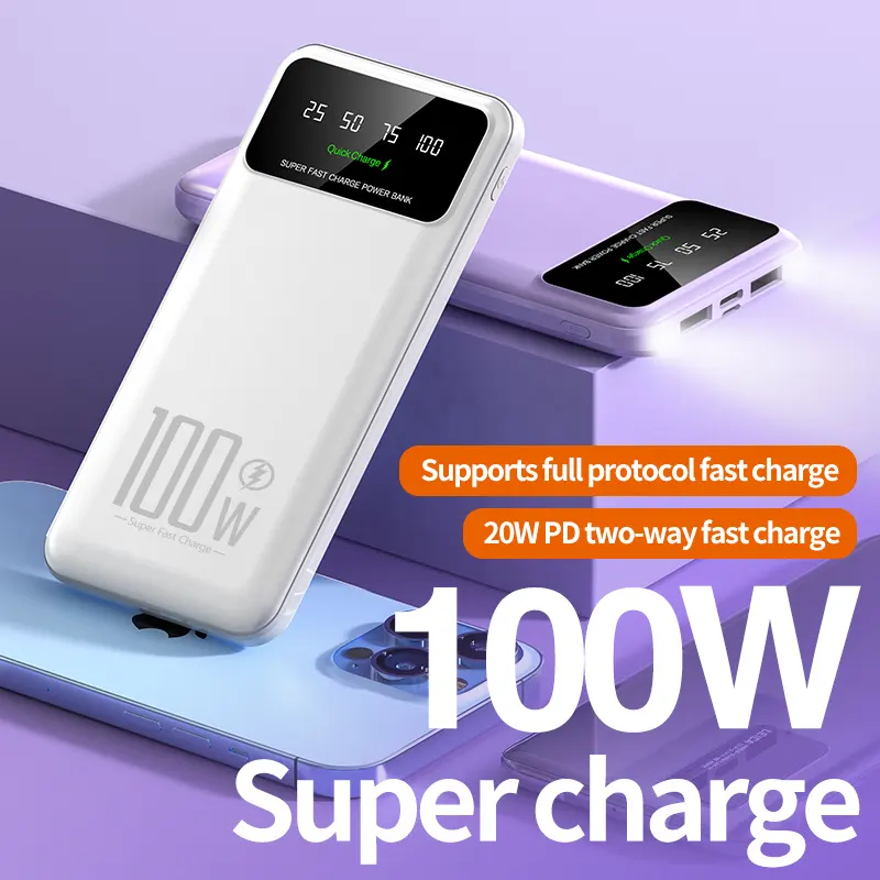 Werkseitig PD 22,5 W Power Bank 10000mAh Schnell ladung Mobiltelefon Externer Akku Tragbares Ladegerät 20000 mAh Power Bank