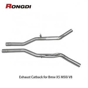 ท่อไอเสียสแตนเลส 304 ประสิทธิภาพสูงสำหรับ BMW X5 M50I V8 4.4T ปี 2019-2022 ระบบไอเสียแบบสปอร์ตพร้อมวาล์ว - Product Image 4