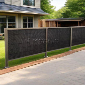 Custom Pv Ground Mounting Systems Vertical Bifacial Solar Fencing System Vertical Bifacial Solar Fence For Farm Courtyard