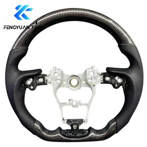 Volant de voiture en fibre de carbone forgé sur mesure avec LED pour Toyota <span class=keywords><strong>GR</strong></span> <span class=keywords><strong>Yaris</strong></span> Vios Mk3 2002 2004 2005 2006 2007 2008 2009 2010 2011 - Product Image 5