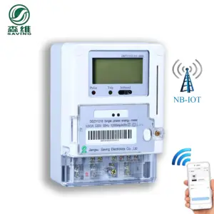 Kwh Meter Single Phase Smart Cost Control Electronic Flow Meter NB Remote Reading Data Growatt Energy Meter