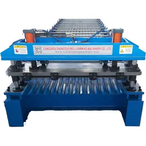 Corrugating sheet roll forming machine for aluminum roofing for 0.13mm 0.14mm 0.15mm 0.16mm 0.17mm 0.18mm thickness