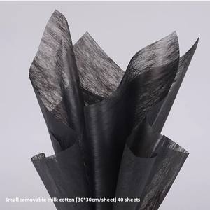 Papel de Envolver Floral de Algodón de Leche Desmontable Coreano, Material Impermeable para Envolver Ramos de Flores, Papel de Seda de Color Puro para Regalos - Product Image 6