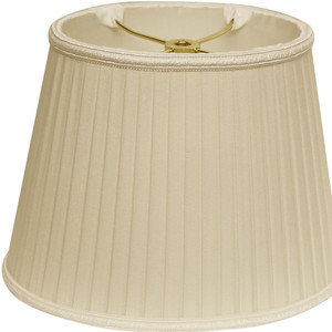 HMS 12 \ "paralume di Shantung in avorio con struttura in metallo con struttura a cono in tessuto PVC - Product Image 3