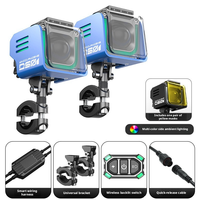 Waterproof Adjustable Motorcycle LED Spotlights Die Cast Aluminum Custom Size for Motorbike Electric Scooter 20pcs OEM