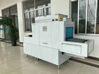 Lave-vaisselle à convoyeur JEEKI 2,6 m, lave-vaisselle commercial de type aérien, lave-vaisselle industriel à cuve longue pour hôtel, restaurant, cantine