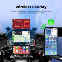 Autommi motocicleta GPS 6 pulgadas WiFi MOTO navegación impermeable Apple Carplay pantalla portátil motocicleta Android Auto