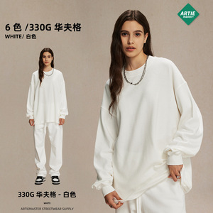 คอลเลคชั่นฤดูใบไม้ร่วงฤดูหนาว2025เสื้อยืดแขนยาวผู้ชายแฟชั่นอเมริกันระบายอากาศได้330g สไตล์ลำลองทรงหลวม - Product Image 1