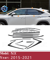 RAYSEZE pour Lexus NX200T NX300 2016 2020 2025, joint d'étanchéité de fenêtre, moulure de garniture, chrome durable, joint de retenue