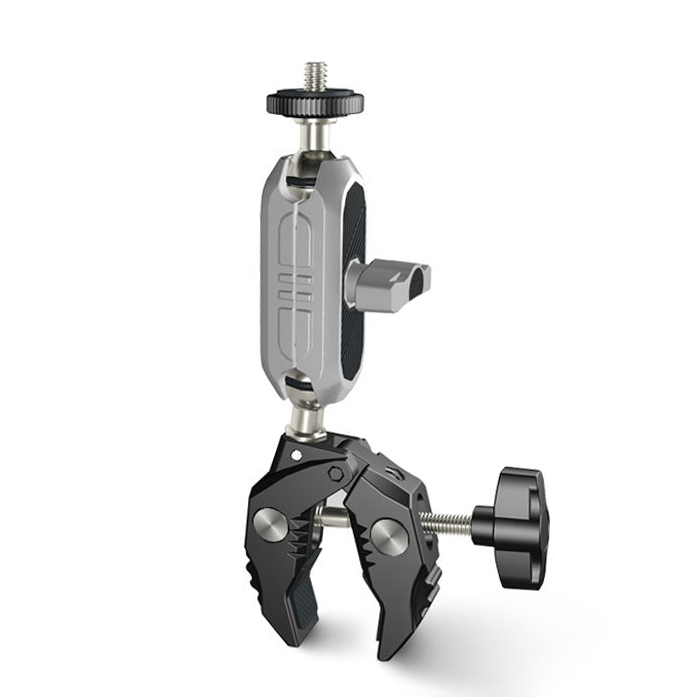 Factory Supply HONGDAK Handlebar Arm Mount with Phone Clamp for Gopro Mount Adapter Long Screw Bike Holder