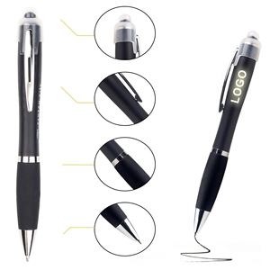 Lápiz Táctil Multifunción 3 en 1 con Punta Iluminada, Linterna LED para Escritura Nocturna + Lápiz para Pantallas Táctiles + Bolígrafo - Product Image 3