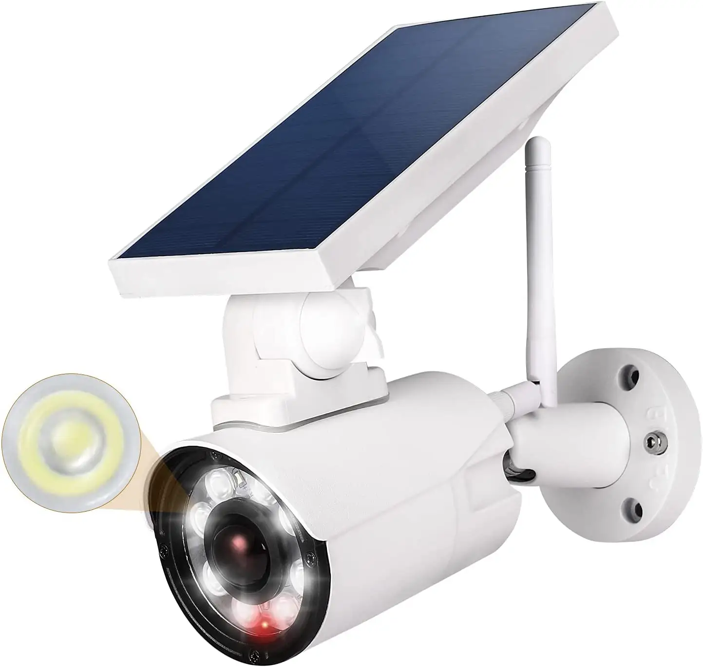 OEM Solar Fake Security Camera Dummy Simulated CCTV Surveillance System with LED PIR Motion Sensor Fake Dummy CCTV Cameras