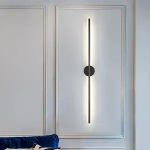 ユニークなデザイン屋内壁取り付け用燭台ランプリビングルームベッドルームアルミアクリルLEDウォールライト