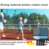 Sac de raquette de pickleball en tissu de plongée Changfu 170, housse de protection pour tennis de table, portable, extérieur, peinture abstraite éclaboussée, nouveauté