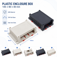 Boîtier en plastique ABS haute résistance pour une protection fiable des modules de contrôle industriels et des cartes de circuits.