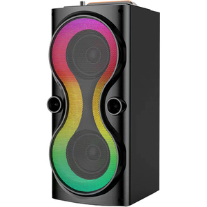 Haut-parleur portable Wesdar 20W avec lumière de flamme RVB et télécommande - Son stéréo 2x10W, Bluetooth 5.0, haut-parleur de fête avec basses puissantes - Product Image 3