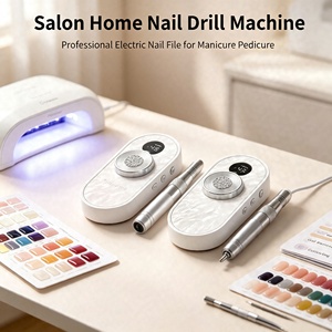 Rechargeable Portable <b>Nail</b> Drill Machine 45 Speed Adjustable Low Noise Vibration Bezel Shell Electric <b>Nail</b> File 4 Colors - Product Image 4