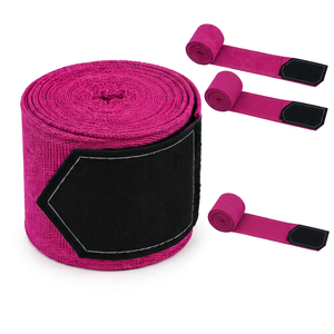 Vendas elásticas personalizadas con logo para boxeo, MMA, protección interior de muñeca, estilo mexicano, Muay Thai, Kickboxing, 5m, antideslizantes - Product Image 1