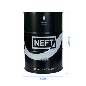 स्टेनलेस स्टील टिन के लिए 700 मिलीलीटर स्रोत फैक्टरी डिजाइन ग्रेड वोदका वाइन आत्माओं कस्टम धातु टिन बॉक्स विस्की के लिए कर सकता है - Product Image 2