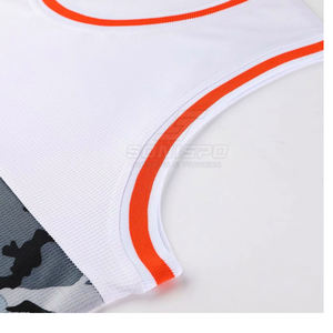 2024 conjuntos de baloncesto profesional para hombres, uniformes de poliéster duraderos, antiarrugas y transpirables, opciones de talla grande - Product Image 3