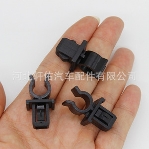 Toyota 90469-09003 Engine Hood Support <b>Rod</b> Clip 8.6mm Diameter Black <b>Plastic</b> Auto Fastener for Corolla Land Cruiser Crown - Product Image 3