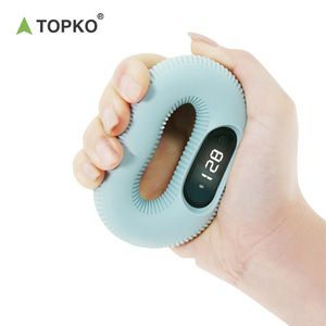 TOPKO Anneau de préhension des doigts pour l'entraînement musculaire Anneau élastique en silicone pour le jeu de renforcement musculaire - Product Image 1