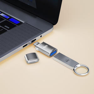 USB 3.<span class=keywords><strong>2</strong></span> 高速 TF カードリーダー <span class=keywords><strong>2</strong></span>-in-1 ポータブル Type-C USB アダプター 外付けアルミニウム合金 - Product Image 5