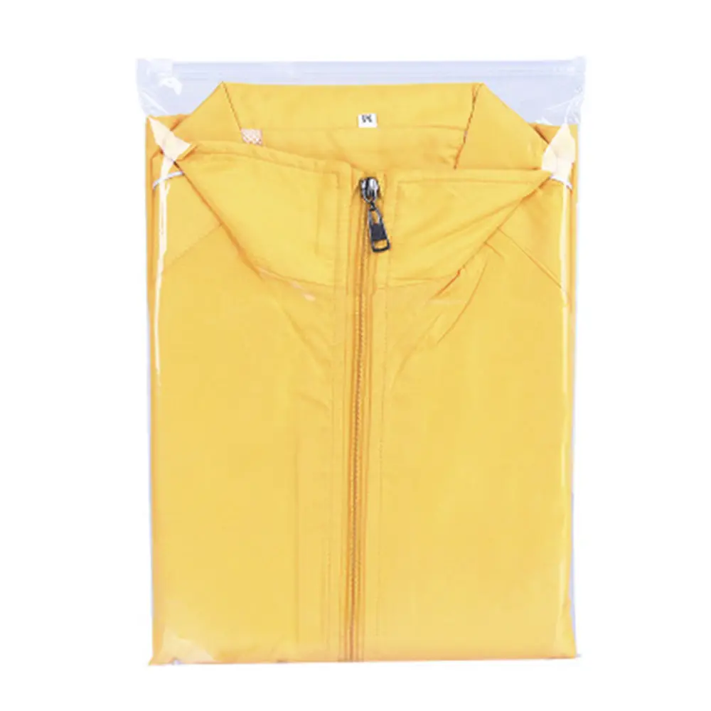 Sacchetti di cerniera impermeabili con cerniera opaca satinata borsa di imballaggio con cerniera in plastica personalizzata per abbigliamento con logo