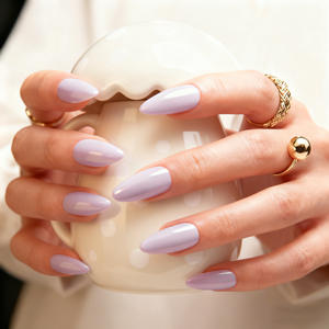 <span class=keywords><strong>Uñas</strong></span> <span class=keywords><strong>Postizas</strong></span> de Almendra <span class=keywords><strong>con</strong></span> Punta Francesa Mediana, Diseño de Color Sólido, <span class=keywords><strong>Uñas</strong></span> <span class=keywords><strong>Postizas</strong></span> Brillantes <span class=keywords><strong>con</strong></span> Cobertura Completa, <span class=keywords><strong>Uñas</strong></span> Adhesivas - Product Image 6