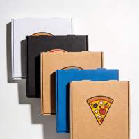 Boîte à emporter SP4076, boîte à pizza personnalisée, prix d'usine, boîtes à pizza personnalisées de haute qualité